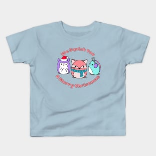 We Squish You A Merry Christmas Kids T-Shirt